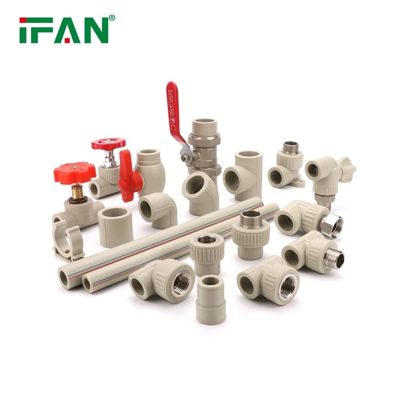 Reinforced Grey PPR Plumbing Fittings Reinforced Grey PPR Plumbing Fittings