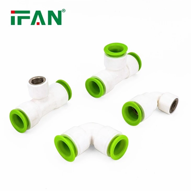 White PPR Push Fittings