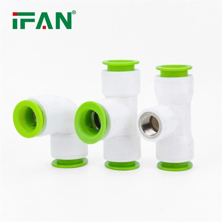 White PPR Push Fittings